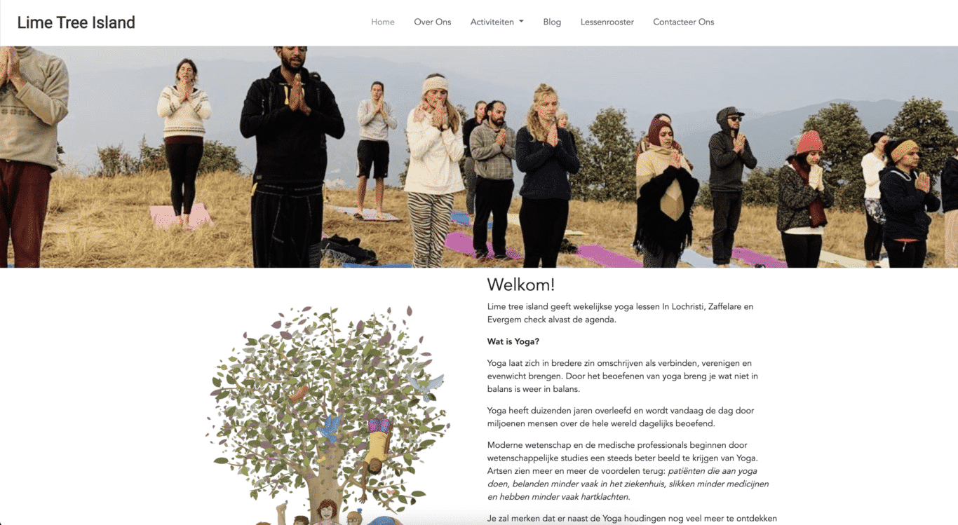 Website Lime Tree Island